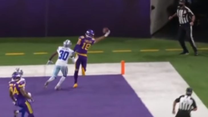 Adam Thielen AMAZING One-Handed Catch vs. Cowboys | NFL Week 11