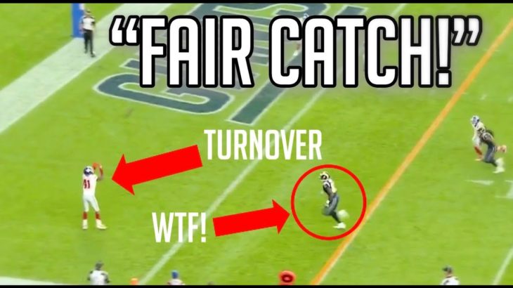 NFL “Fair Catch” Interceptions || HD
