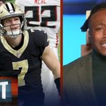 Saints’ Taysom Hill delivered & had Ryan’s Falcons stumped — Marshall | NFL | FIRST THINGS FIRST