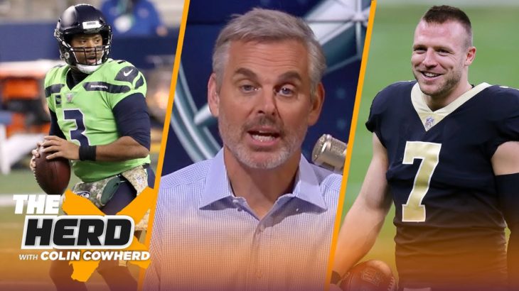 Seahawks looked like contenders, surprised Saints will start Taysom Hill? — Colin | NFL | THE HERD