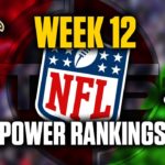 The Official 2020 NFL Power Rankings (Week 12 Edition) || TPS