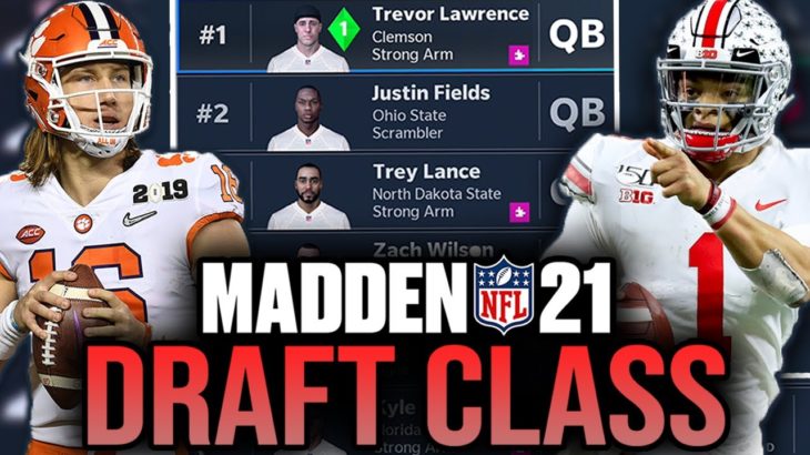 2021 NFL Draft Class with Real Rookies in Madden 21 NEXT GEN!
