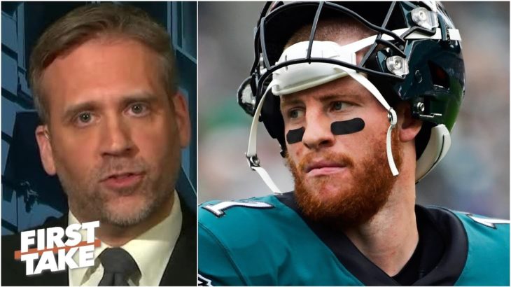Max explains why Carson Wentz should worry about his NFL future | First Take