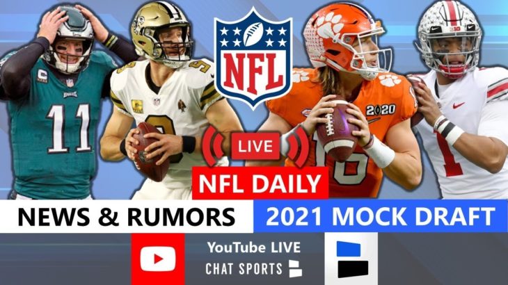 NFL Rumors, News: Carson Wentz Trade? Drew Brees & Christian McCaffrey Injuries, 2021 NFL Mock Draft