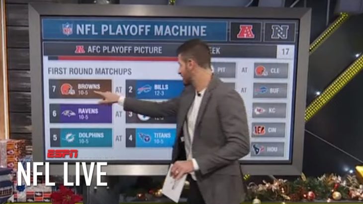 Breaking down all the AFC playoff scenarios going into Week 17 | NFL Live