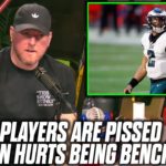 Pat McAfee Reacts To Eagles Benching Jalen Hurts, NFL Investigation