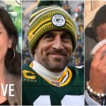 Ryan Clark left in tears when Mina Kimes agrees about Aaron Rodgers | NFL Live