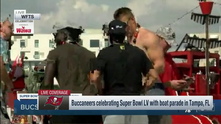 Buccaneers Celebrate SB LV Win with a Boat Parade