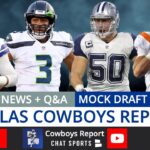Cowboys Rumors, NFL News, Dak, Russell Wilson Trade, Tyron Smith, Jaylon Smith + Cowboys Mock Drafts