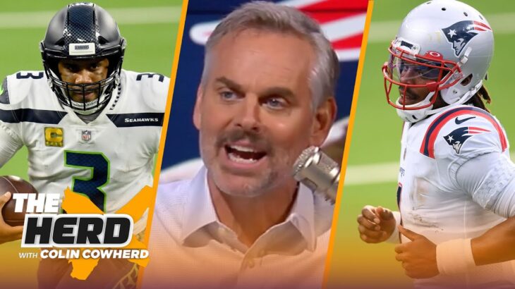 Bears want to make move on Russell Wilson, talks Pats re-signing Cam Newton — Colin | NFL | THE HERD