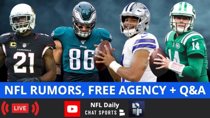 NFL News, Zach Ertz & Sam Darnold Trade Rumors, Kenny Golladay, Dak, NFL Franchise Tag + Free Agency