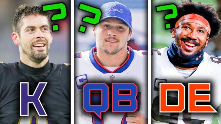 Who is the BEST Player at Every Position in the NFL Right Now? (2021)
