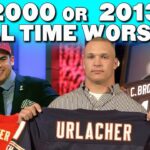 2000 vs 2013: Worst NFL Draft Ever