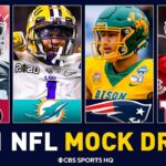 2021 NFL Mock Draft [WITH TRADES] | Dolphins add two offensive weapons early | CBS Sports HQ