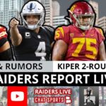 Las Vegas Raiders News, NFL Free Agency Rumors, ESPN Mel Kiper’s 2021 NFL Mock Draft Reaction LIVE