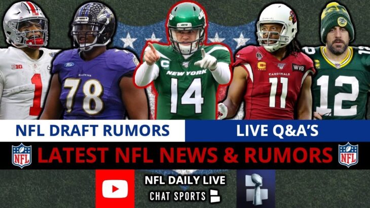 Sam Darnold Trade News + NFL Rumors, Orlando Brown Trade, Justin Fields, 2021 NFL Draft | LIVE Q&A
