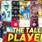 Tallest Player Lineup! Biggest Players In NFL History! Madden 21