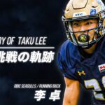 【アメフト】李卓 NFL挑戦の軌跡 | THE STORY OF TAKU LEE