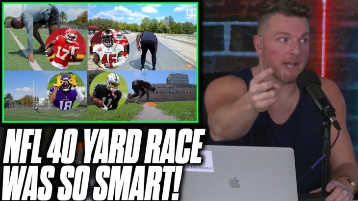 Pat McAfee Reacts To Mecole Hardman DOMINATING In NFL 40 Yard Race