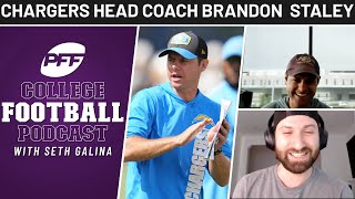 Chargers HC Brandon Staley on Building a Modern NFL Defense | PFF College Football Podcast