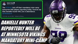 NFL RUMORS: Danielle Hunter Reportedly Will Be at Minnesota Vikings Mandatory Mini-Camp 👀👀👀