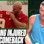 Pat McAfee Reacts: Chiefs Kyle Long Suffers Leg Injury In NFL Comeback