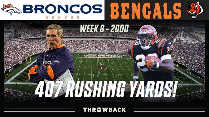 The Most BIZARRE Upset! (Broncos vs. Bengals 2000, Week 8)