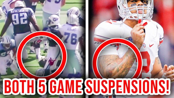 10 Craziest Things an NFL Player Has Been Suspended For