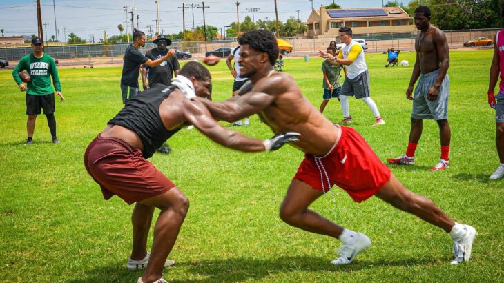 THIS NFL PLAYER GOT BODIED BY A HIGH SCHOOLER!! (1ON1’S FOR $1000)