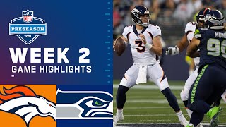 Denver Broncos vs. Seattle Seahawks | Preseason Week 2 2021 Game Highlights