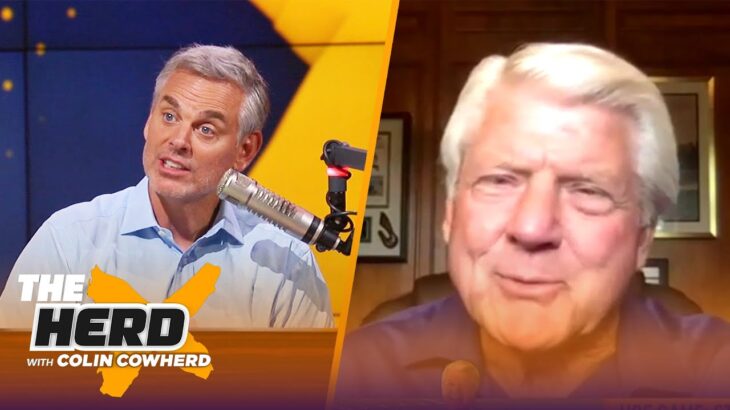 Jimmy Johnson on being inducted into NFL HOF, Jerry Jones, Rodgers & Dak | NFL | THE HERD