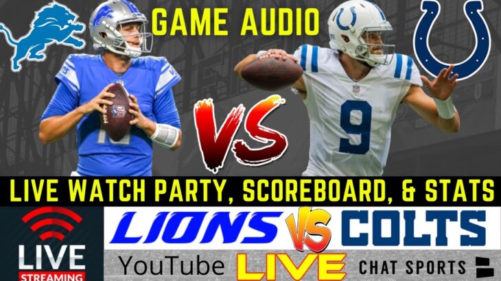 Lions vs. Colts Live Streaming Scoreboard, Play-By-Play, Game Audio & Highlights | NFL Preseason