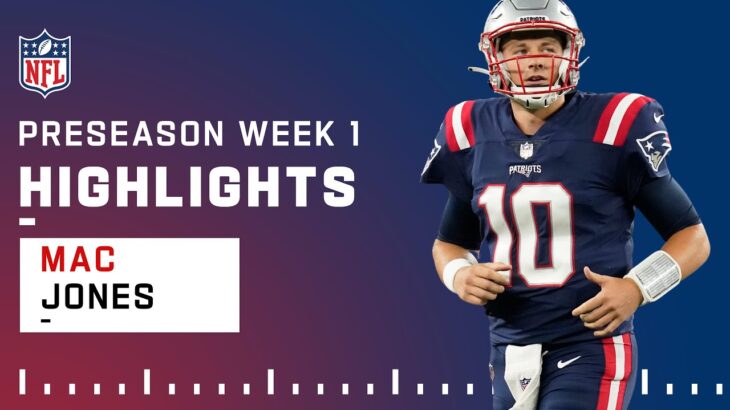 Mac Jones NFL Debut Every Attempt | Preseason Week 1 2021 NFL Game Highlights