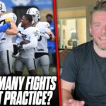 Pat McAfee Talks Why There Are So Many NFL Practice Fights Happening..