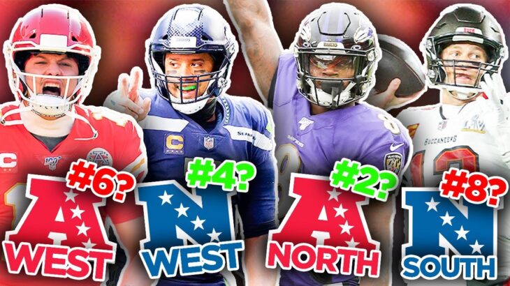 Ranking EVERY NFL Division Based On Their QUARTERBACKS (2021)