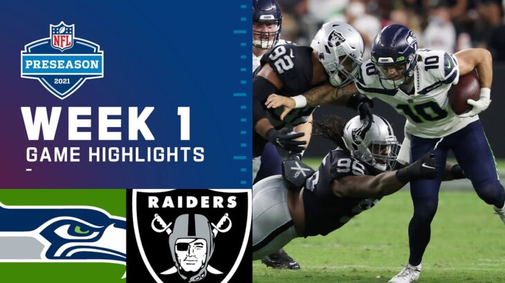 Seattle Seahawks vs. Las Vegas Raiders | Preseason Week 1 2021 NFL Game Highlights