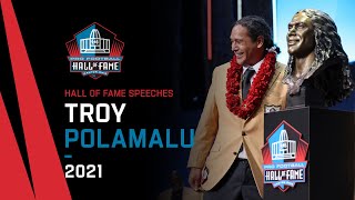 Troy Polamalu Full Hall of Fame Speech | 2021 Pro Football Hall of Fame | NFL