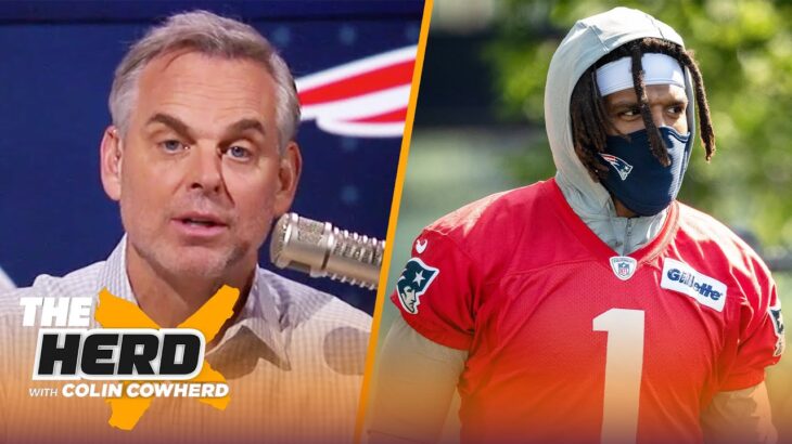 Cam Newton suddenly released from the New England Patriots — Colin reacts | NFL | THE HERD