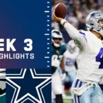 Eagles vs. Cowboys Week 3 Highlights | NFL 2021