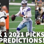 NFL 2021 WEEK 1 PICKS AND PREDICTIONS!
