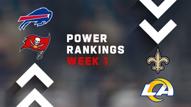 NFL Power Rankings Week 1