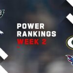 NFL Power Rankings Week 2