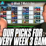 Pat McAfee & AJ Hawk’s Picks For Every Week 3 NFL Game