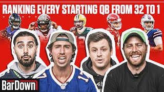RANKING EVERY 2021 STARTING NFL QB FROM 32 TO 1