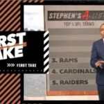 Stephen’s A-List: Top 5 NFL teams | First Take