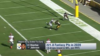 Top 4 Players Being Drafted Too Early in 2021 | NFL Fantasy Live