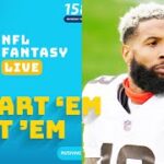 Week 1 Starts & Sits: QB’s & WR’s | NFL Fantasy Live