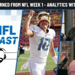 What have we learned from NFL Week 1? Diving into Analytics with Eric Eager | PFF