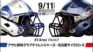 【X1 AREA】2021年第2節：アサヒ飲料vs名古屋 【ハイライト】