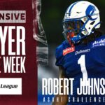 【X1 AREA週間MVP】WR Robert Johnson（アサヒ飲料）〈Offensive Player of the Week〉